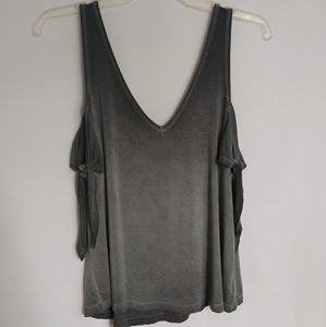 American Eagle Cold Shoulder Tank Top